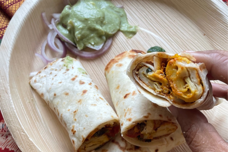 Chapati Chaap Roll
